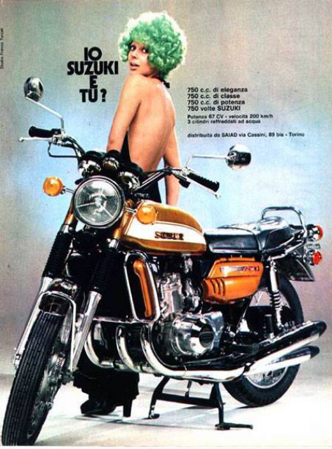 Publicite Suzuki 750GT 1972